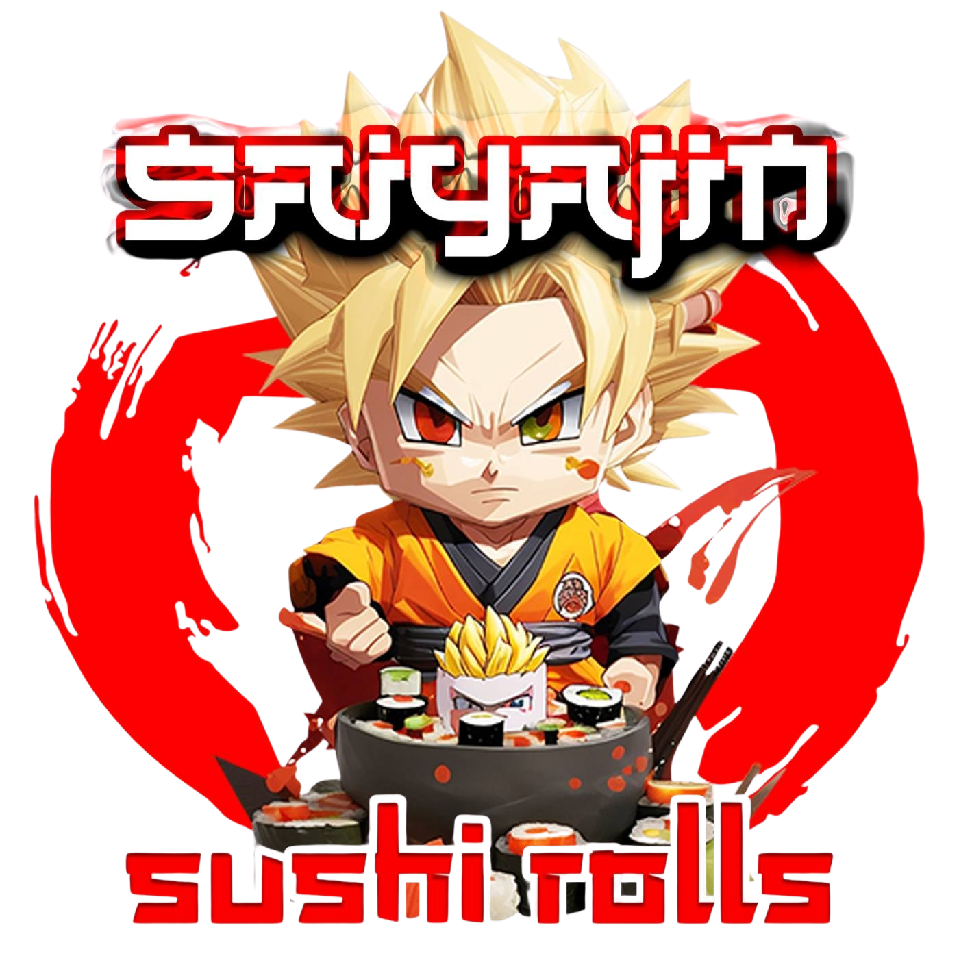 Saiyajin Sushi Roll Logo